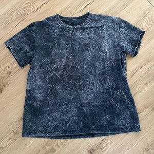 Lululemon All Yours Cotton T-Shirt - Cloudy Wash Black